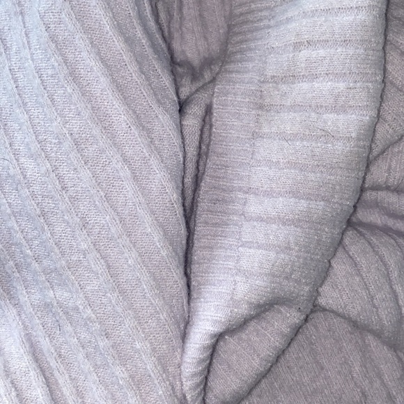 Free People Around the Clock Pullover Oversize Sweater Tunic Lavender Size XS - Picture 15 of 16